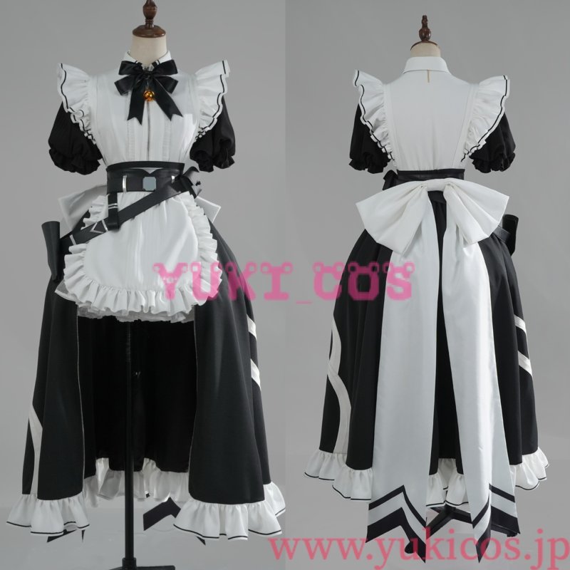 画像1: VTuber　ホロライブEN　ラオーラ・パンテーラ　Raora Panthera　Cafe Maid Dress　コスプレ衣装　送料無料 (1)