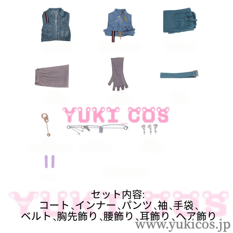 画像2: VTuber　ホロライブ　ReGLOSS first live　Flashpoint　轟はじめ　コスプレ衣装　送料無料 (2)