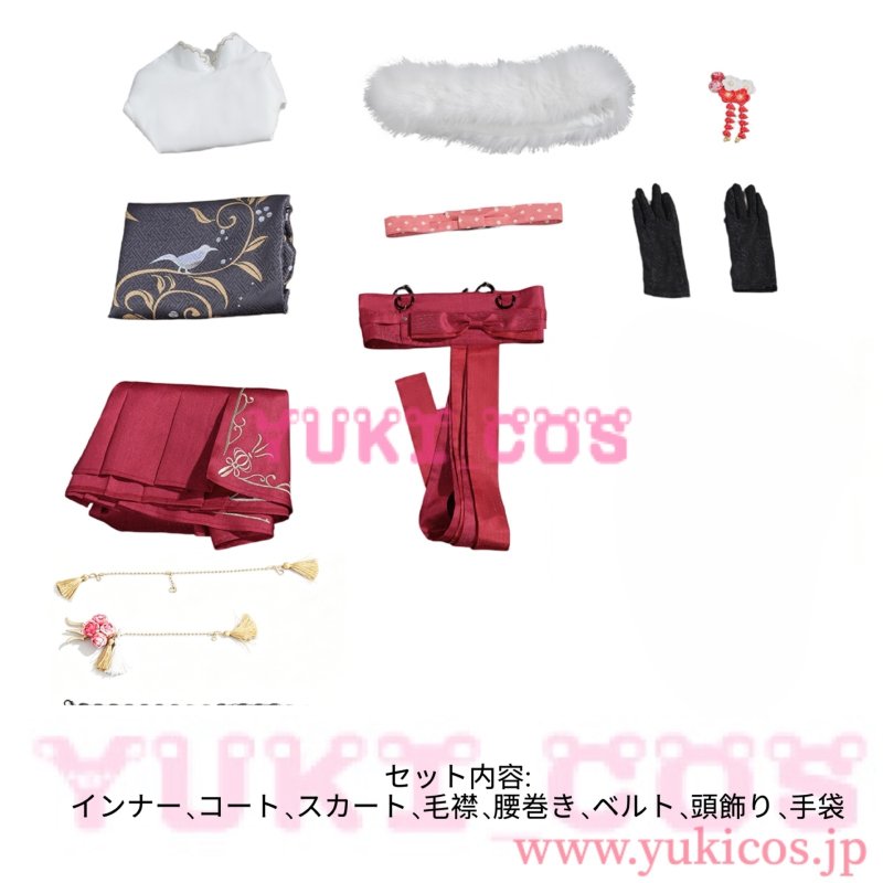 画像2: Vtuber　ホロライブ　ReGLOSS　儒烏風亭らでん　正月衣装　コスプレ衣装　送料無料 (2)