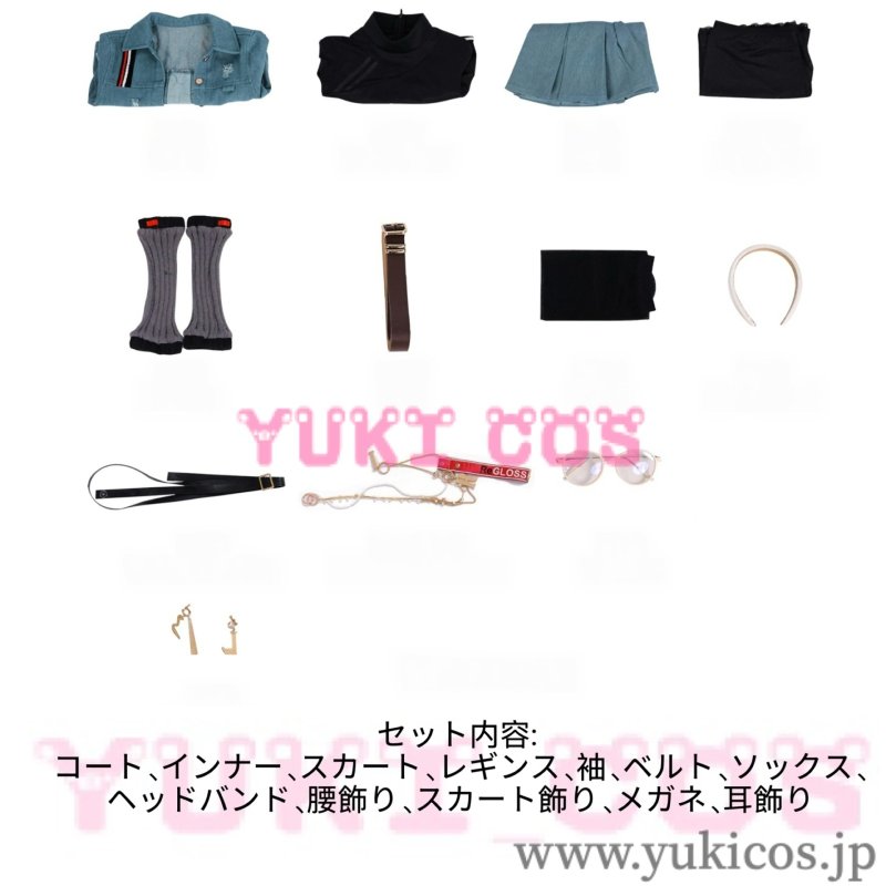 画像2: VTuber　ホロライブ　ReGLOSS first live　Flashpoint　一条莉々華　コスプレ衣装　送料無料 (2)