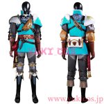 画像1: Monster Hunter Stories 3　モンスターハンターストーリーズ3 〜運命の双竜〜　主人公　アズラルの王子　コスプレ衣装　送料無料 (1)