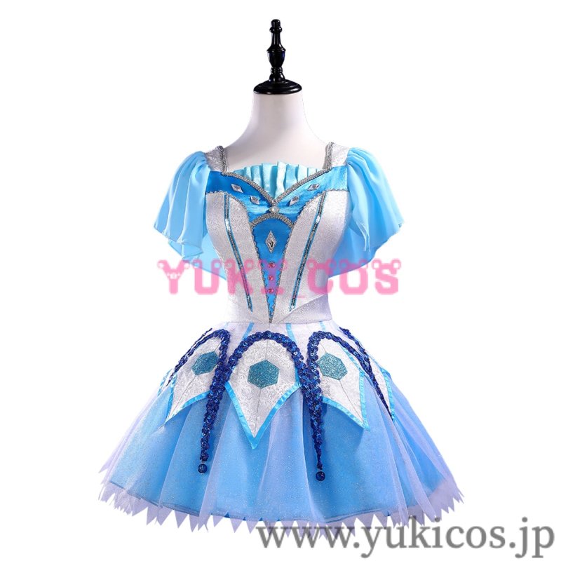 画像1: ラブライブ!サンシャイン!! 　WATER BLUE NEW WORLD 　黒澤ルビィ　コスプレ衣装　送料無料 (1)