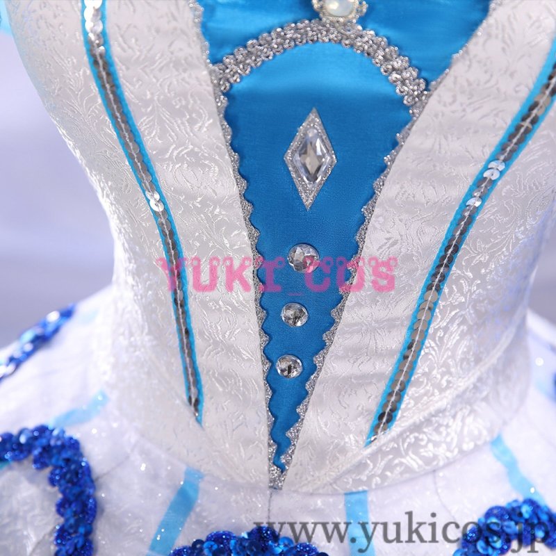 画像5: ラブライブ!サンシャイン!! 　WATER BLUE NEW WORLD 　黒澤ルビィ　コスプレ衣装　送料無料 (5)
