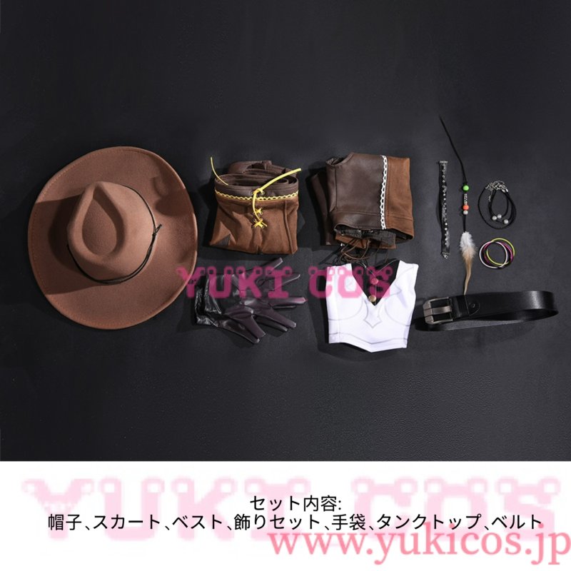 画像2: ファイナルファンタジーVII　FF7　Tifa　ティファ 　Cowboy　コスプレ衣装　送料無料 (2)
