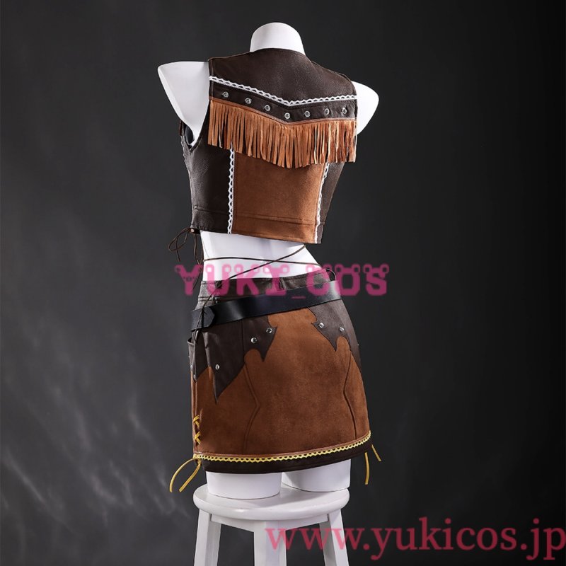 画像3: ファイナルファンタジーVII　FF7　Tifa　ティファ 　Cowboy　コスプレ衣装　送料無料 (3)