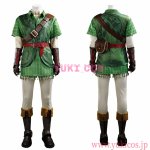 画像1: ゼルダの伝説　時のオカリナ　リンク　コスプレ衣装　送料無料 (1)
