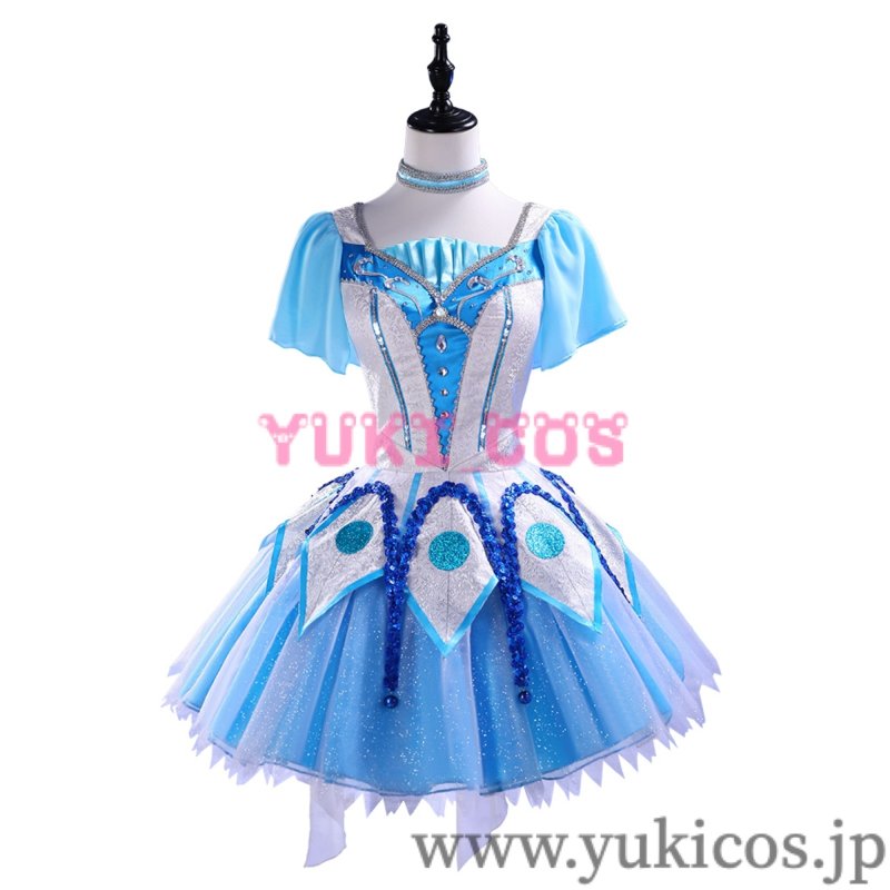 画像1: ラブライブ!サンシャイン!! 　WATER BLUE NEW WORLD 　高海千歌　コスプレ衣装　送料無料 (1)