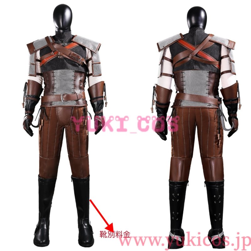 画像1: The Witcher 3: Wild Hunt　ウィッチャー3 ワイルドハント　Geralt of Rivia　ゲラルト　Games　コスプレ衣装　送料無料 (1)