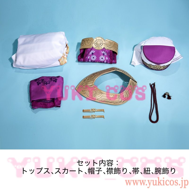 画像2: ゼルダの伝説　時のオカリナ　ゼルダ姫　コスプレ衣装　送料無料  (2)