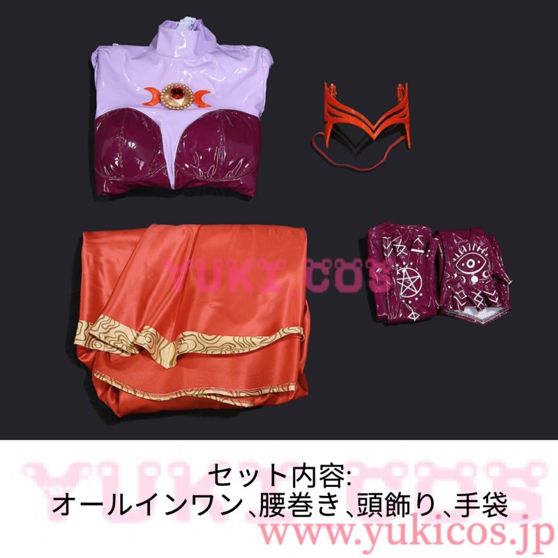 画像2: マーベルライバルズ　Marvel Rivals　Scarlet Witch　Sorcerer Supreme Wanda 　コスプレ衣装　送料無料 (2)