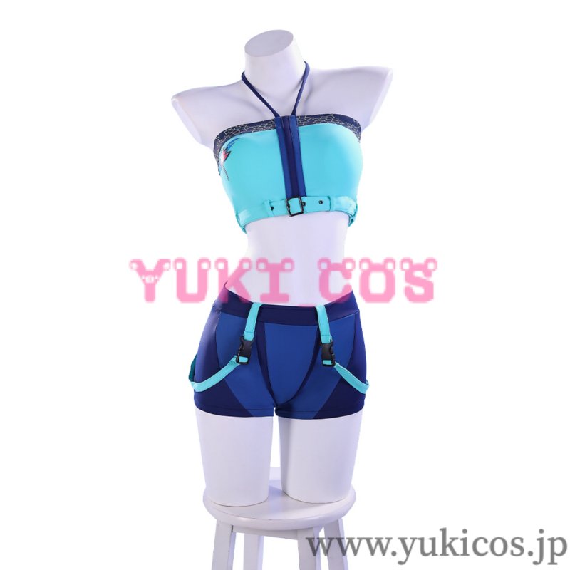 画像1: KPOPガールズ! デーモン・ハンターズ　Kpop Demon Hunters　ゾーイ　水着　コスプレ衣装　送料無料 (1)