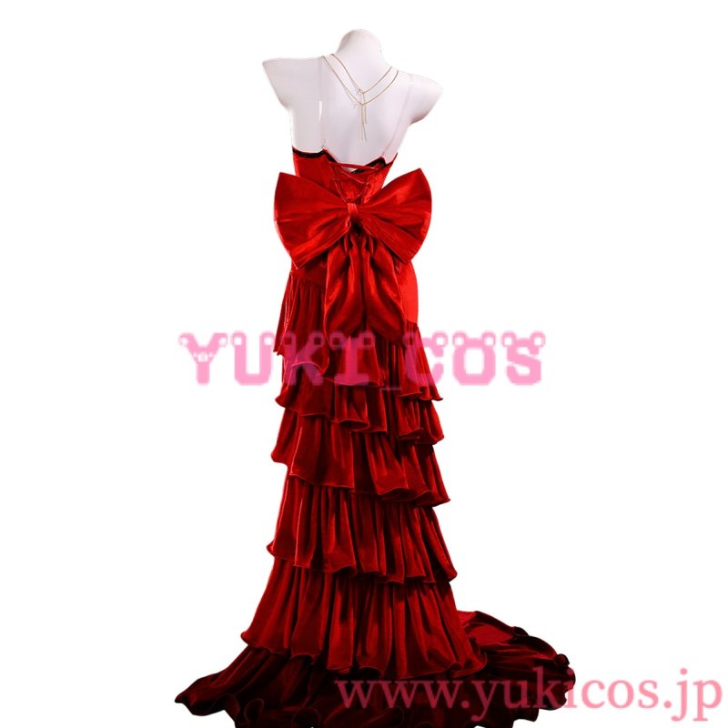 画像3: ファイナルファンタジーVII　Final Fantasy VII　FF7　Aerith　エアリス　コスプレ衣装　送料無料 (3)