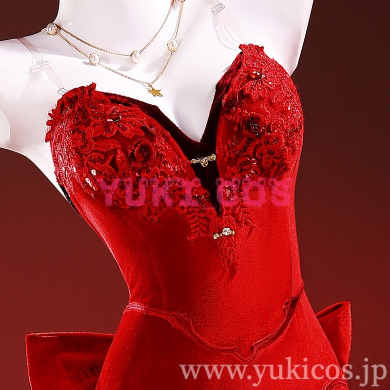 画像5: ファイナルファンタジーVII　Final Fantasy VII　FF7　Aerith　エアリス　コスプレ衣装　送料無料 (5)