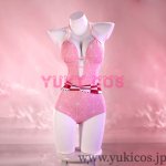 画像4: 鬼滅の刃　竈門禰豆子　かまどねずこ　水着　コスプレ衣装　送料無料 (4)