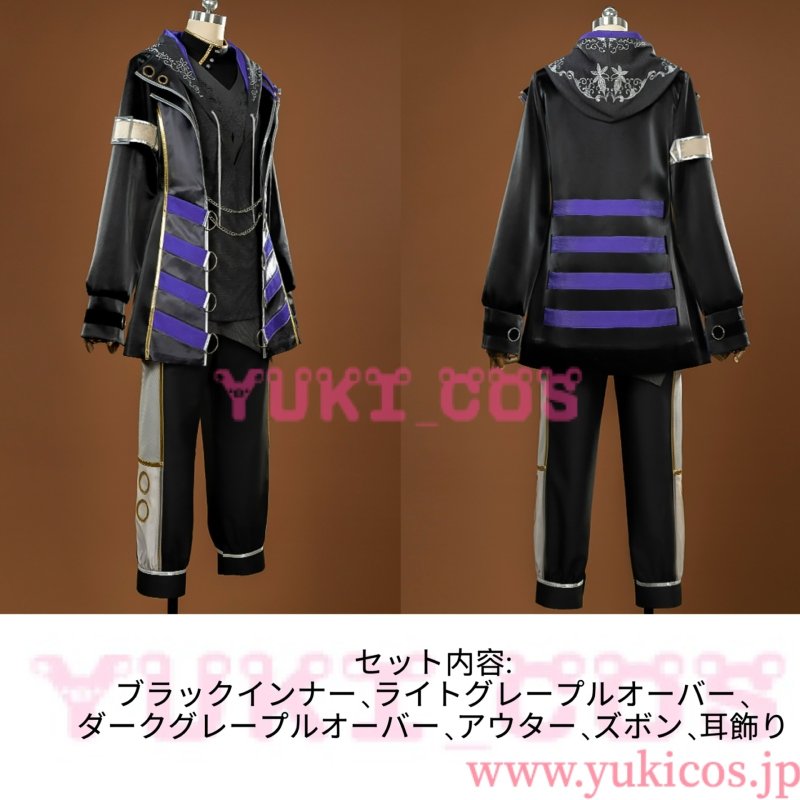 画像2: プロジェクトセカイ　プロセカ　Darkness Festaガチャ　大歓声の熱狂を　東雲彰人　マッドネス・ストリート　コスプレ衣装　送料無料 (2)