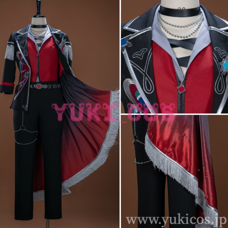 画像3: あんさんぶるスターズ！！　あんスタMusic　⁠クロススカウト・荒地の翅／Bullet　弾丸カウボーイ　日々樹渉　冷静カウボーイ　高峯翠　装填カウボーイ　椎名ニキ　コスプレ衣装　送料無料 (3)