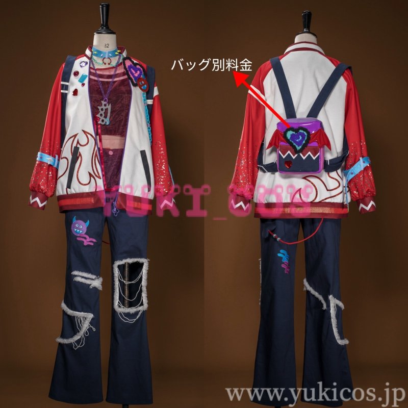 画像1: あんさんぶるスターズ！！　あんスタMusic　クロススカウト・エゴイスト／Childish　天城燐音　異色版　コスプレ衣装　送料無料 (1)