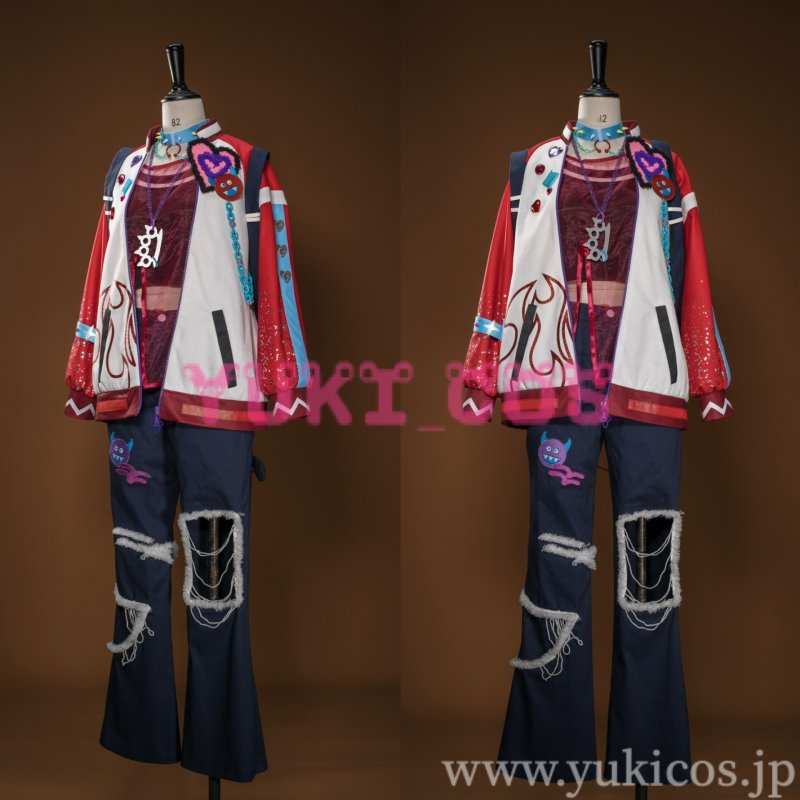 画像3: あんさんぶるスターズ！！　あんスタMusic　クロススカウト・エゴイスト／Childish　天城燐音　異色版　コスプレ衣装　送料無料 (3)