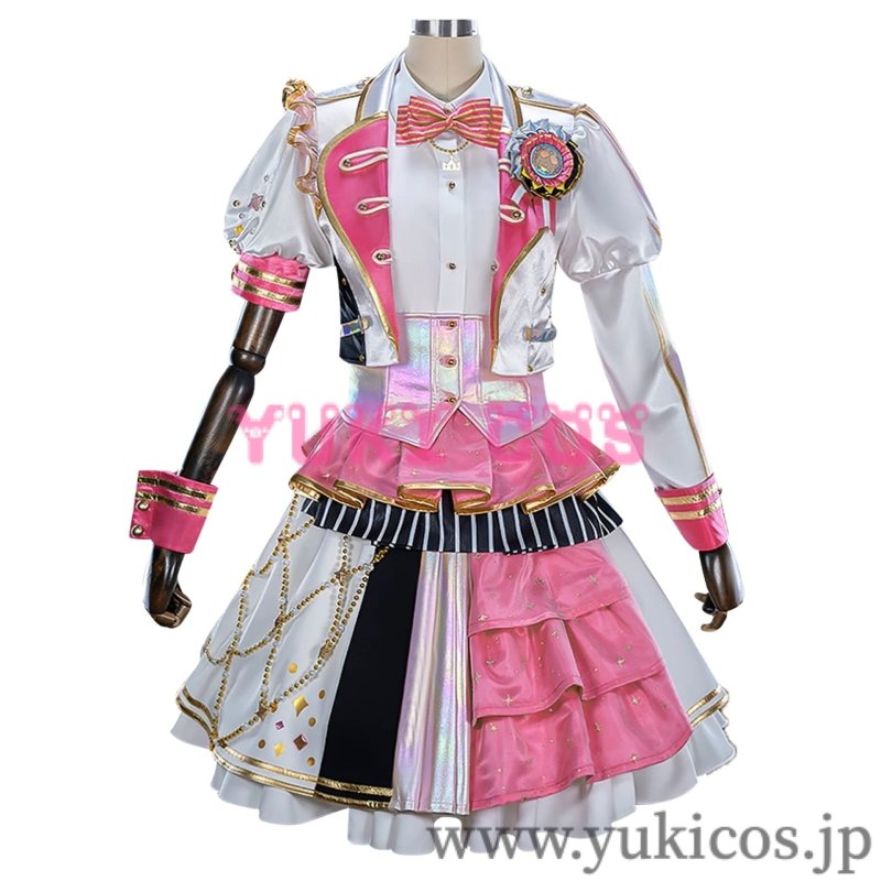 画像1: プロジェクトセカイ　プロセカ　鳳えむ　五周年感謝祭　コスプレ衣装　送料無料　新バージョン (1)