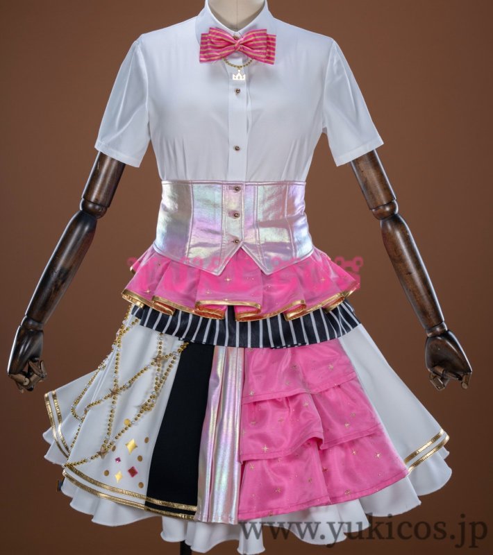 画像4: プロジェクトセカイ　プロセカ　鳳えむ　五周年感謝祭　コスプレ衣装　送料無料　新バージョン (4)