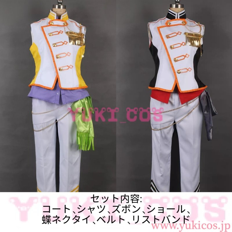 画像2: あんさんぶるスターズ！！　あんスタ　Eve サマーライブ衣装　巴日和　漣ジュン　コスプレ衣装　送料無料 (2)