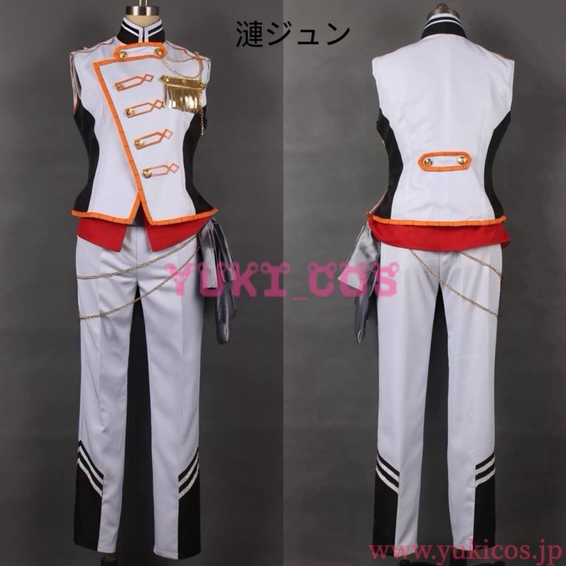 画像4: あんさんぶるスターズ！！　あんスタ　Eve サマーライブ衣装　巴日和　漣ジュン　コスプレ衣装　送料無料 (4)