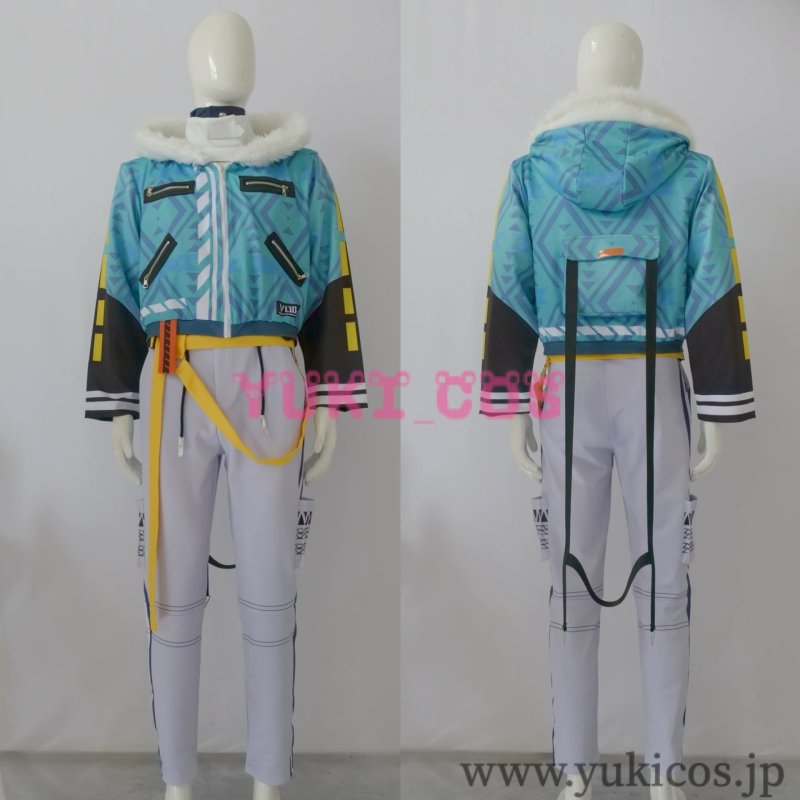 画像1: プロジェクトセカイ　プロセカ　アウトドアクッキング　青柳冬弥　ウィンターキャンプジャケット　コスプレ衣装　送料無料 (1)