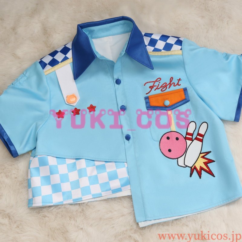 画像12: あんさんぶるスターズ！！　あんスタ　クマクマレスQ　仁兎なずな　月永レオ　姫宮桃李　遊木真　カンナ　コスプレ衣装　送料無料 (12)