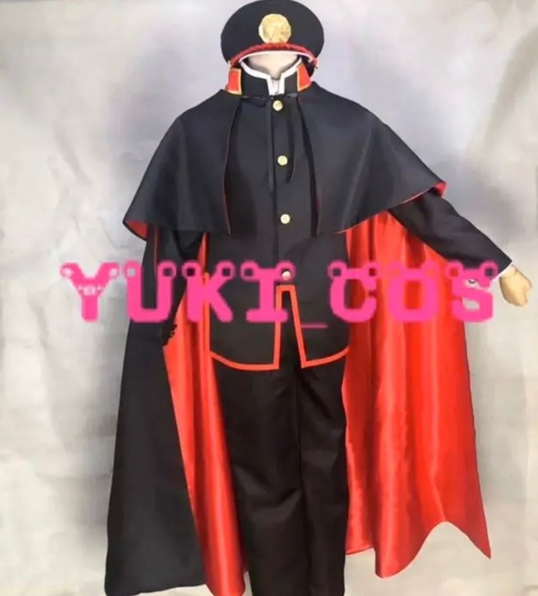 魔女 コスプレ  ハロウィン　マント　 帽子 セット コスチューム オレンジ