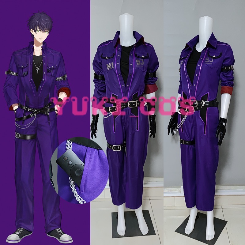 Vtuber　にじさんじ　剣持刀也　けんもち とうや　咎人　つなぎ服　コスプレ衣装　送料無料