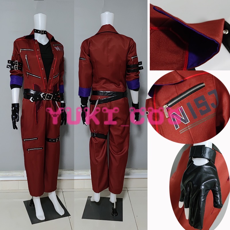 Vtuber　にじさんじ　伏見ガク　ふしみがく　咎人　つなぎ服　コスプレ衣装　送料無料